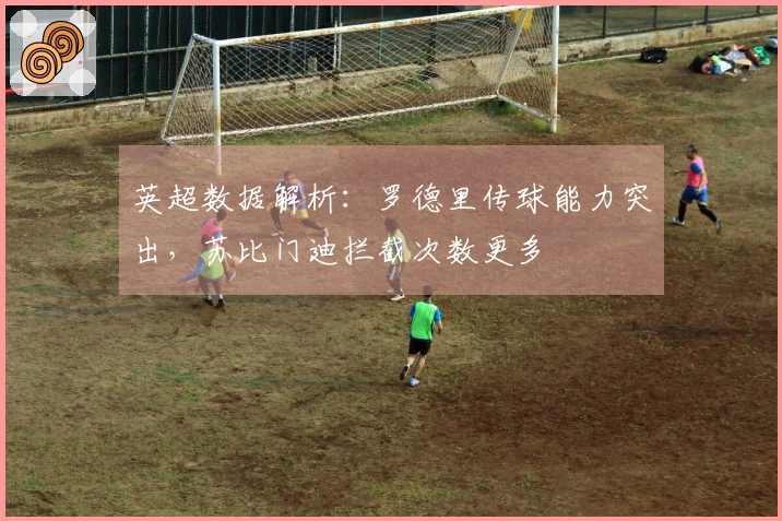 英超数据解析：罗德里传球能力突出，苏比门迪拦截次数更多
